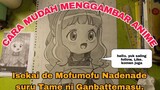 cara mudah menggambar anime Isekai de Mofumofu Nadenade suru Tame ni Ganbattemasu.