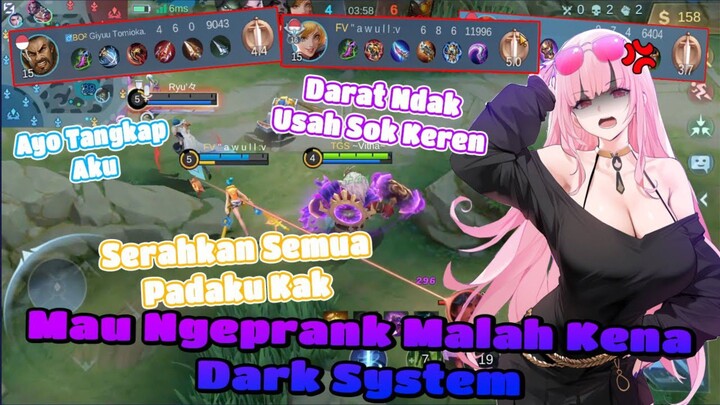 Prank jadi Cewek di Mobile Legends - DarkSystem😭🖐️