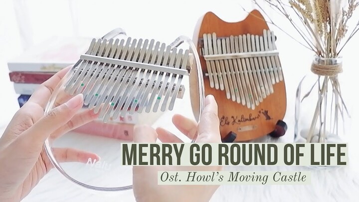 Merry Go Round Of Life - Ost. Howl’s Moving Castle (Studio Ghibli) | Kalimba Cover With Number Tabs