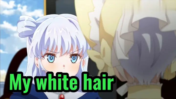 My white hair