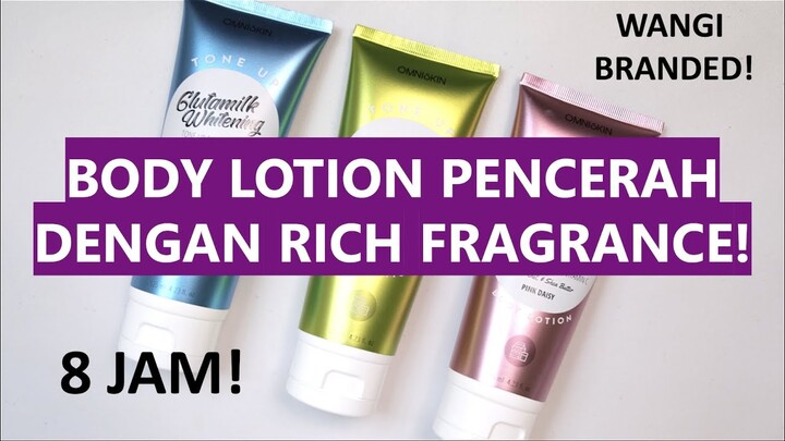 KUPAS TUNTAS! OMNISKIN GLUTAMILK WHITENING TONE UP BODY LOTION.