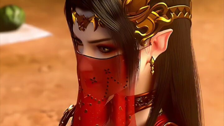btth cailin (queen medusa) enter village to shoking every one _ btth xiaoyan save old friend ling er