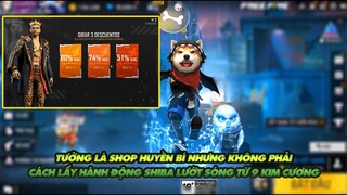 Free Fire| Sự kiện tưởng là shop huyền bí nhưng không phải - Hướng dẫn lấy hành động shiba lướt sóng