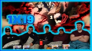 JUJUTSU KAISEN 1X19 REACTION!!! BLACK FLASH