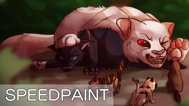 “Grumpy Elder” || Warrior Cats OC SPEEDPAINT