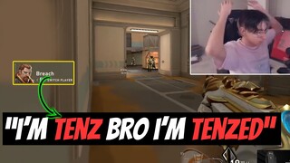 TenZ was SPEECHLESS when this Breach called himself TenZ after an INSANE 1v4