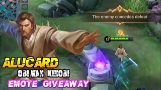 Emote Giveaway | The Enemy Concedes Defeat | Alucard Obi-Wan Kinobi Skin Gameplay - MLBB