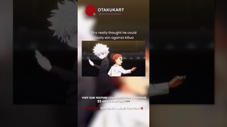 Bro really thought he could easily win against killua #anime #shorts #animeedits #animememes