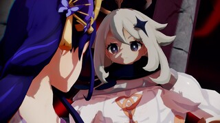 【MMD】派蒙正义反杀雷电将军（先导预告）
