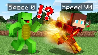 OVERSPEED Speedrunner VS Hunter in Minecraft