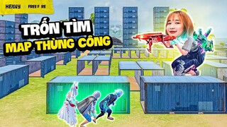 Trốn tìm trên map có 100 thùng container | HEAVY Free Fire