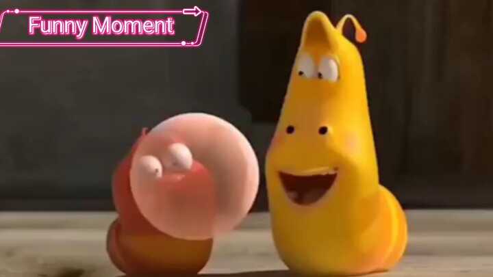 Larva: funny moment