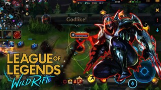 Zed | League of Legends: Wild Rift Alpha Test | CANCER COMES TO MOBILE