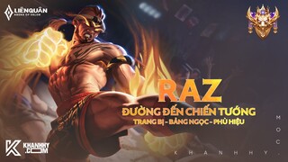 RAZ MÙA 22 - TRANG BỊ, BẢNG NGỌC, PHÙ HIỆU VÀ COMBO RAZ MẠNH NHẤT