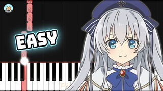 Seirei Gensouki: Spirit Chronicles OP - "New story" - EASY Piano Tutorial & Sheet Music