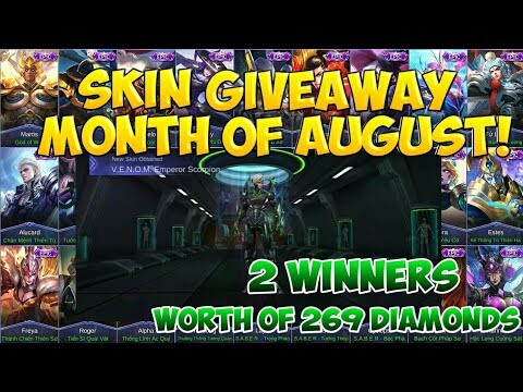 Skin Giveaway Month of August! | Epic/Special/Elite/Normal Skin |#ElectroGamingPH