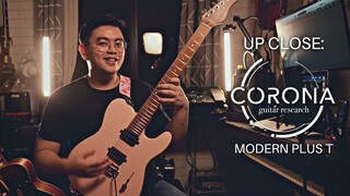 UP CLOSE:  CORONA GUITARS MODERN PLUS T | Quick Demo & Review