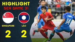 ⚽️ HIGHLIGHT | U23 SINGAPORE VS U23 LÀO | NGHIỆT NGÃ PHÚT CUỐI | MÀN LỘI NGƯỢC DÒNG NGOẠN MỤC