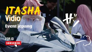 Itasha x miko in event jejepangan 🇮🇩