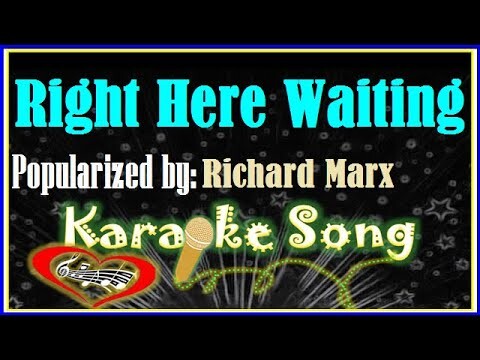 Right Here Waiting Karaoke Version-Minus One-Karaoke Cover