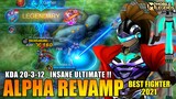 Alpha Revamp 2021 Gameplay , Best Fighter - Mobile Legends Bang Bang