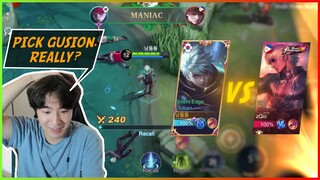 Picking Gusion Jungle in Front of Me? | MLBB