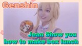 Jean Show you how to make box lunch
