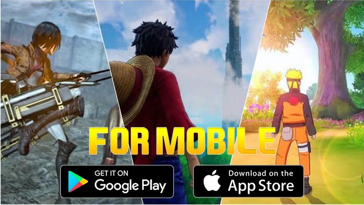 THE BEST ANIME GAMES FOR ANDROID & IOS! TOP 5 ANIME GAMES FOR MOBILE