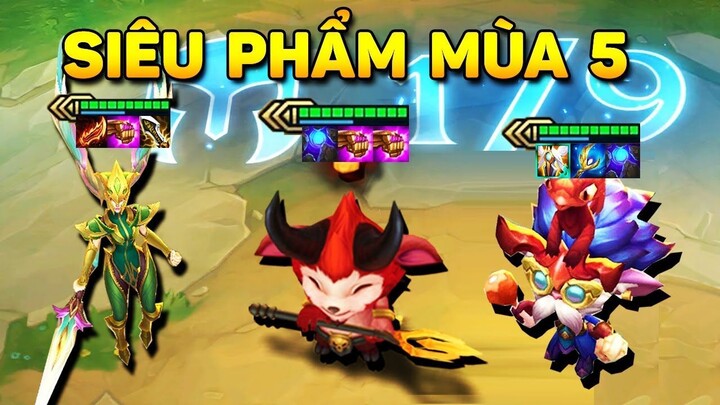 TEEMO 3 SAO + KAYLE 3 SAO + HEIMERDINGER 3 SAO - LẬP KỶ LỤC NHÂN PHẨM THẾ GIỚI ĐTCL MÙA 5 _ CỰC ẢO