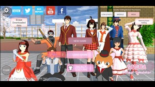 Sakura school simulator||review bangunan{my frist video}🐰☄️