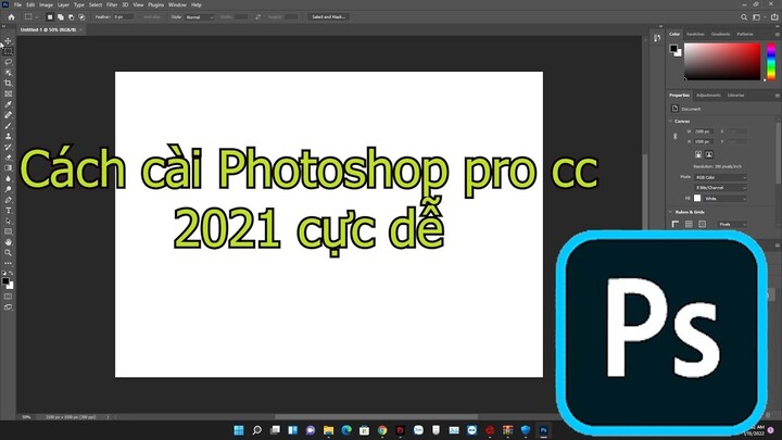Cách cài Photoshop pro cc 2021 cực đơn giản.