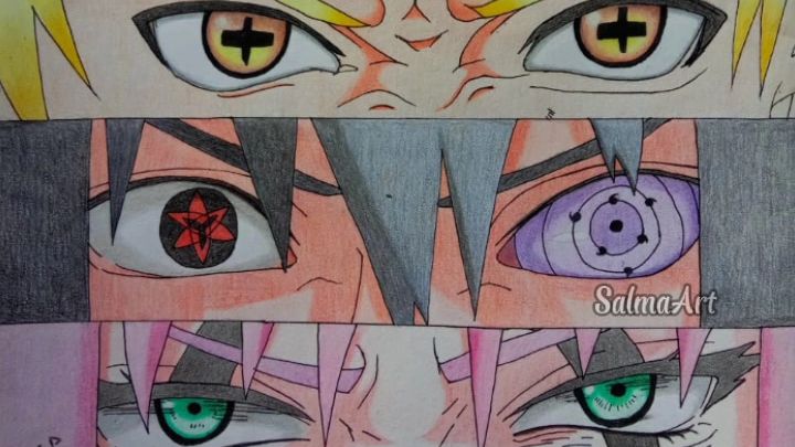 Drawing Kakashi, Naruto, Sasuke and Sakura [NARUTO] 