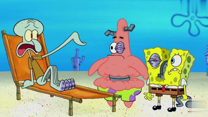 Squidward-style sports, you can score points as long as you get injured, SpongeBob is in trouble!