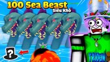 Tôi Cố Gắng "Đánh Bại" 100 SEA BEAST Trong 24H Blox Fruit Và Tìm 3 ĐẢO BÍ ẨN Nhưng...