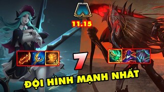 TOP 7 đội hình MẠNH NHẤT để leo rank trong Đấu Trường Chân Lý phiên bản 11.15 | ĐTCL 5.5