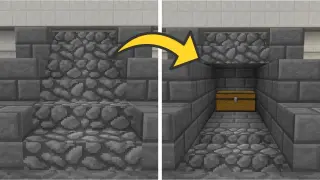 Hidden Staircase Door Tutorial in Minecraft Bedrock