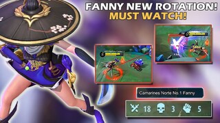 FANNY NEW ROTATION!Best for solo queue. Easy objective to win every matches by top global fanny MLBB