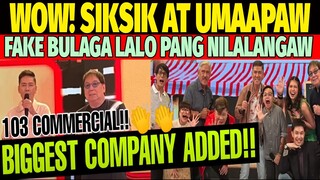 EAT BULAGA:WOW! BILYONANRYO COMPANY, ADDED SA TVJ! COMMERCIAL PANALO! SOBRANG DAMING NAG MAMAHAL