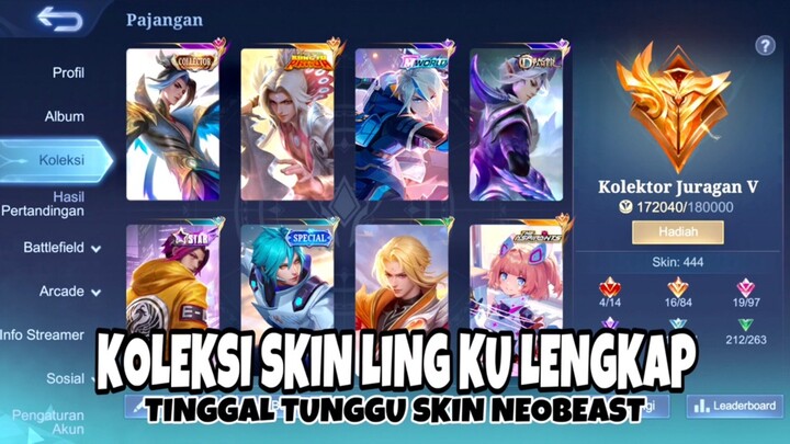 SKIN LING LENGKAP TINGGAL SKIN NEOBEAST TUNGGU RILIS GAES