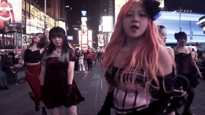 GIDLE-NXDE cover dance in New York Halloween!