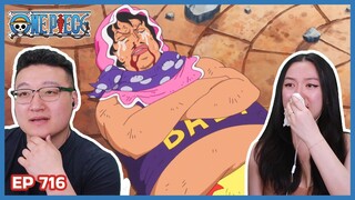 SENOR PINK IS HARDBOILED! A BRO AND A MAN. | One Piece Episode 716 Couples Reaction & Discussion