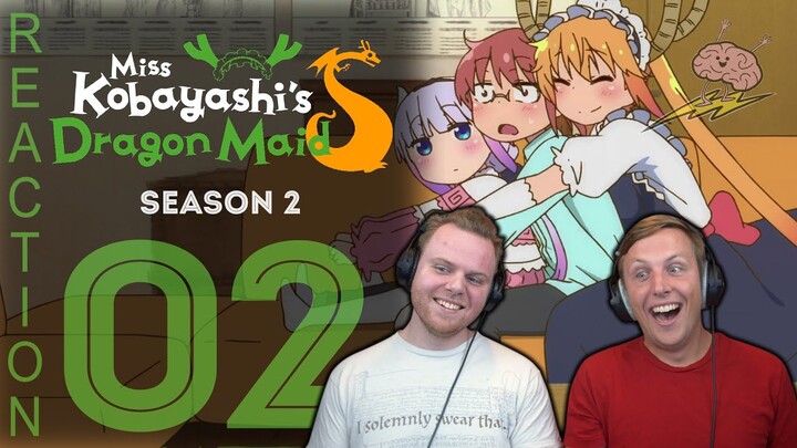 SOS Bros Reacts - Kobayashi's Dragon Maid Season 2 Episode 2 - Hot Guy Kobayashi!