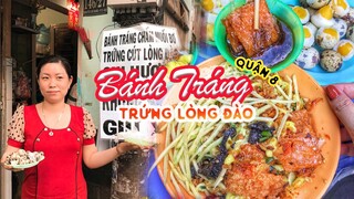 Bánh tráng TRỨNG LÒNG ĐÀO "núp hẻm" hội ăn vặt ai cũng ghiền ở quận 8| Địa điểm ăn uống