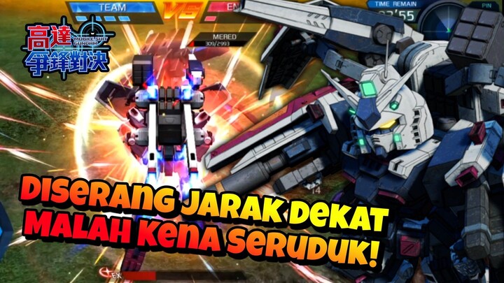 Diserang Jarak dekat Malah Kena Seruduk! - Gundam Supreme Battle