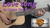 Love Song - Lana Del Rey Guitar Chords (Guitar Cover with Chords Guide and Strumming Pattern)