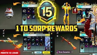 🔥MONTH 15 ROYAL PASS // 1 TO 50 RP REWARDS // M15 ROYAL PASS LEAKS ( M15 ROYAL PASS PUBG MOBILE/BGMI