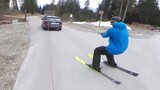 [Olahraga] Ski + Sepeda | Balap di Salju | Sudut Pandang Orang Pertama