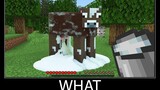 Minecraft รออะไร meme part 54 สมจริง minecraft นมวัว