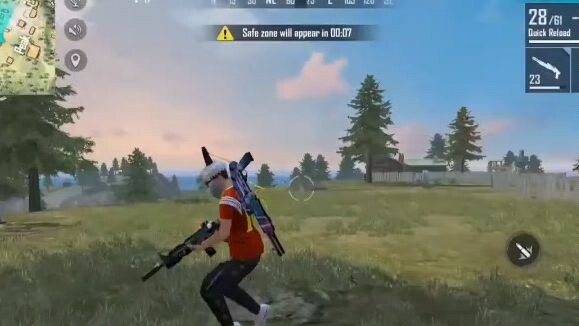 King Headshot free fire, auto copot kepalanya