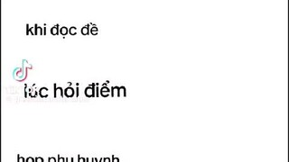 câu chuyện đi thi